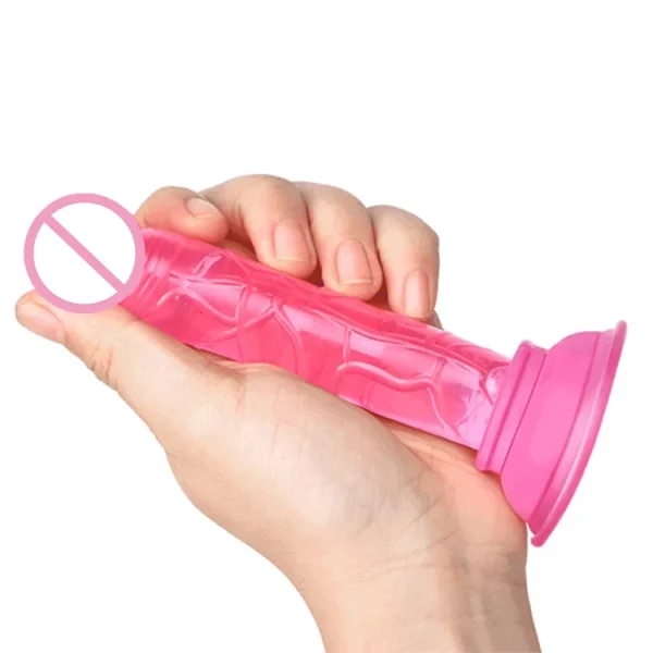 Hot Sale Erotic Soft Jelly Dildo Realistic Dildo with Suction Cup Toys Adult Sex Toy Dildo for Gay Men - Image 5