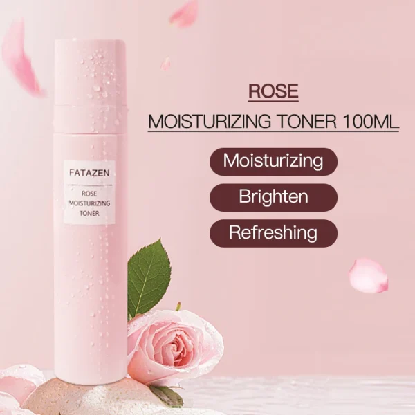 FATAZEN Skin Care Products Hydrating Brightening Rose Facial Toner Private Label Organic Deep Moisturizing Rose Water Face Toner - Image 2
