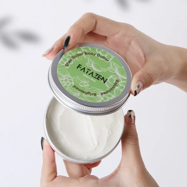 Private Label Vegan Body Shea Butter Cream Natural Organic Wholesale Skin Care Nourishing Coconut Aloe Vera Whipped Body Butter