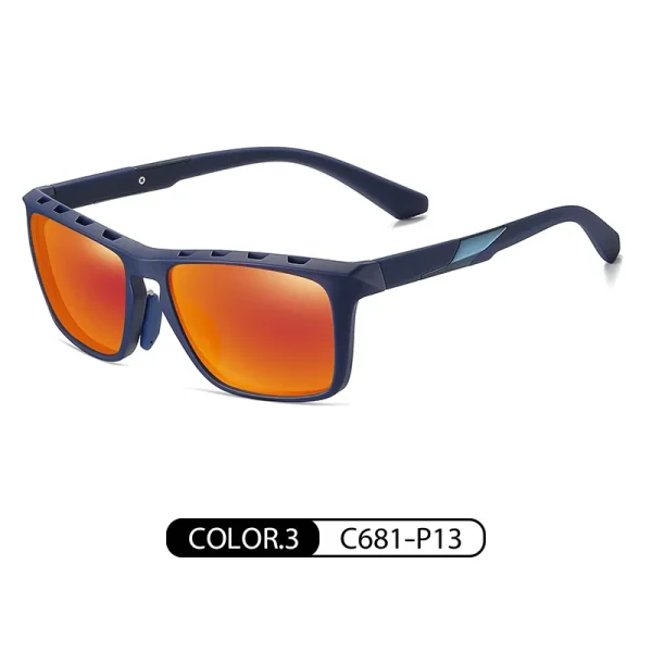 Fashion Polarized Sunglasses Men's TR FramesTAC Lens Sun Glasses Retro Sports Sunglasses UV400 - Image 5