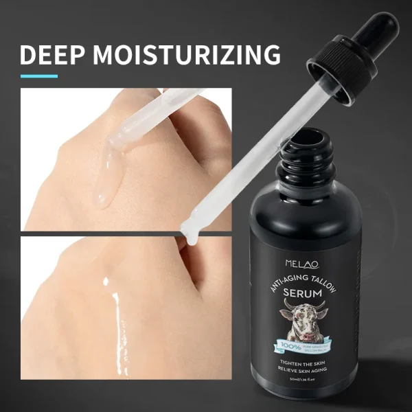 Face Lifting Serum Moisturizing Best Serum for Men Pore Shrinking Anti Aging Tallow Face Serum Face Care - Image 3