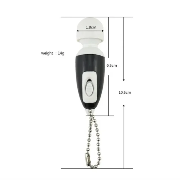 Women's Mini AV Wand Vibrating Sex Toy for Clitoris Stimulation - Image 2