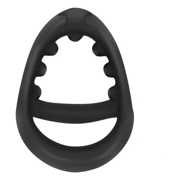 2025 New Design Shark Triple Silicone Cock Ring Soft Sex Toys for Penis Erection Enhancement & Delay Ejaculation - Image 6