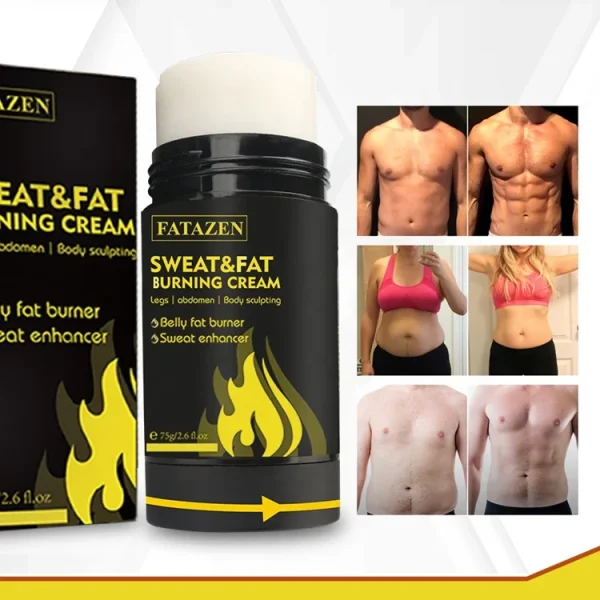 Fatazen Wholesale Weight Loss Belly Waist Cellulite Firming Fat Burning Hot Slimming Cream Burner Sweat Enhancer Gel Stick Sweat - Image 3