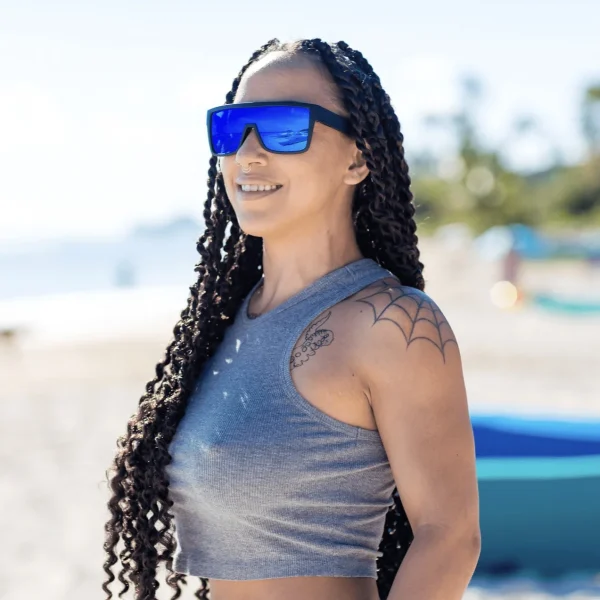 2025 Goggles Popular Brand Designer Z87 Safety Sunglasses Custom Shades Removable Shield Frame Oversized Mirror - Image 4