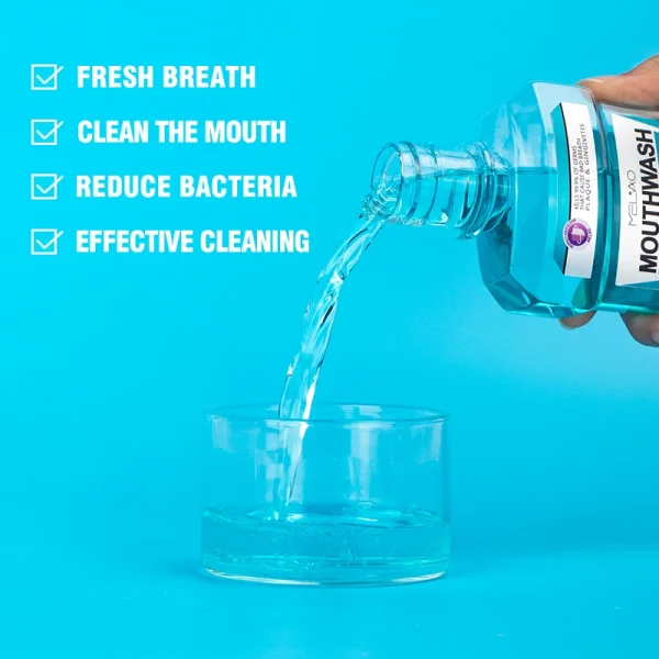 Private Label Cool Mint Mouth Wash Flavor Customize Oral Wash Teeth Cleaning Whitening Mouthwash Manufacturer - Image 4