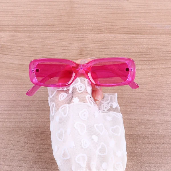 Custom Small square Sunglasses Women Classic Retro Rectangle Shades 2023 Trendy Jelly Sun Glasses Men - Image 2