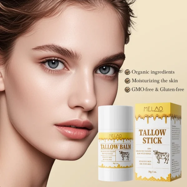Natural Facial Private Label Body Lotions Vitamins Face Care Cosmetic Korean Skin Care Products Makeup Peptide Beef Tallow Stick