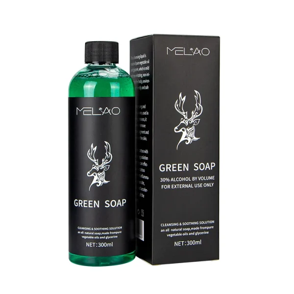 Pure Liquid Green Soap Tattoo Skin Deep Cleansing Tattoo Green Soap Tattoo Ahtercare - Image 2