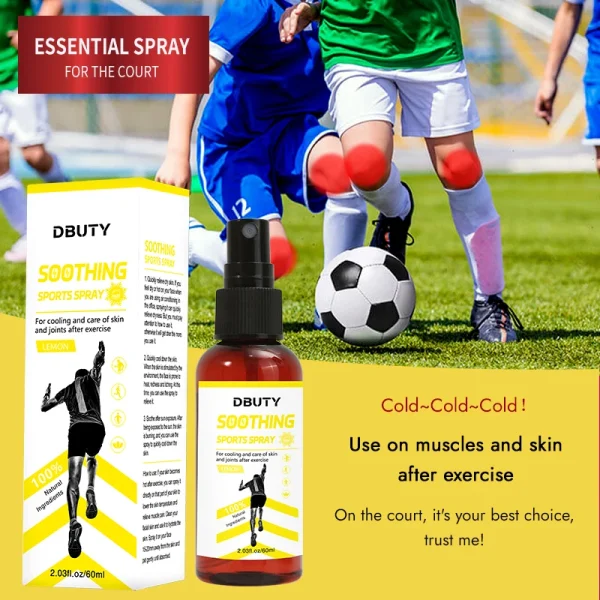 FATAZEN Pure Lemon Magnesium Oil Spray Muscle Relief Magnesium Sport Spray Private Label Refreshing Lemon Body Oil Spray - Image 3