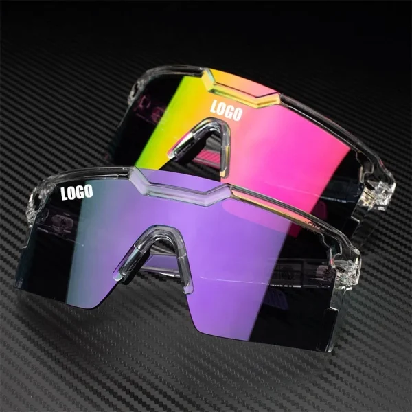Hot Sale Brand Cycling Shades Mirror Lens Custom Logo Women Sports Goggles Z87.1 Man Safety Sunglasses High Quality