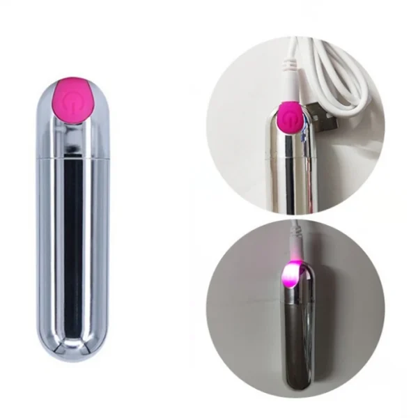 USB Rechargeable Mini Dildo Vibrator Sex Toys for Women's Clitoris Massage Vaginal Vibrator Bullet - Image 2