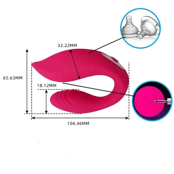 USB Powered Adult Sex Toys for Women Wearable Vibrating Panties with Dual Motors Kegel Ball & Dildo Vaginal Vibrators - Image 2