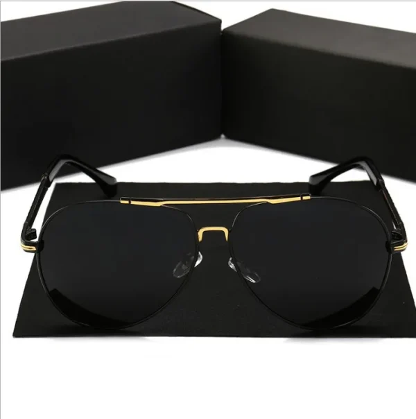 Classic High Quality Sun Glasses Polarized Men Brand Design Driving  Sunglasses River Eyewear Male - Image 5