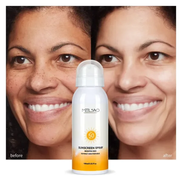 Travel Size Bulk Oily Skin Korean Sunscreen Spray Reef Safe Travel Face Sensitive UVA UVB Sunburn Protect Sunscreen Spf 50 - Image 6