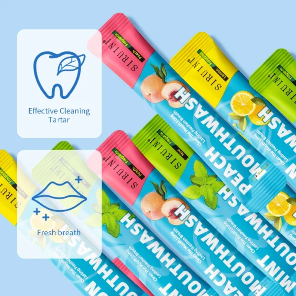 Dental Care Kit Tooth Vitamin E Dental Whitener Oral Care Hotel Amenities Teeth Whitening Kit Products Mouth Wash Mouthwash - Image 3