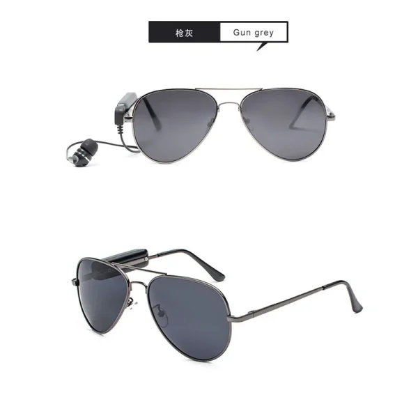New Smart Headset Sunglasses Men Trendy Driving UV400 Toad Mirror Capable Audio Smart Earphone Sun Glasses - Image 4