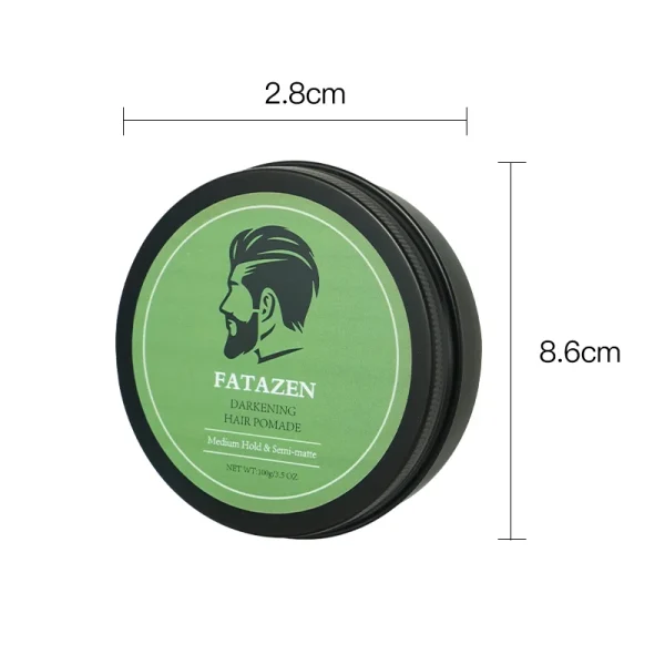 FATAZEN OEM ODM Avocado Biotin Hair Clay Organic Matte Natural Hold Strong Free Styling Vegan Hair Wax Pomade Unisex Hair Clay - Image 6