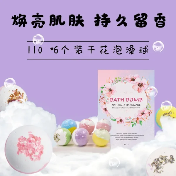 Bubble Custom Mini Kids Salt Bath Bomb Private Label Kit Surprise Making Organic for Kids Box Gift Set Wholesale Set Bath Bombs - Image 2