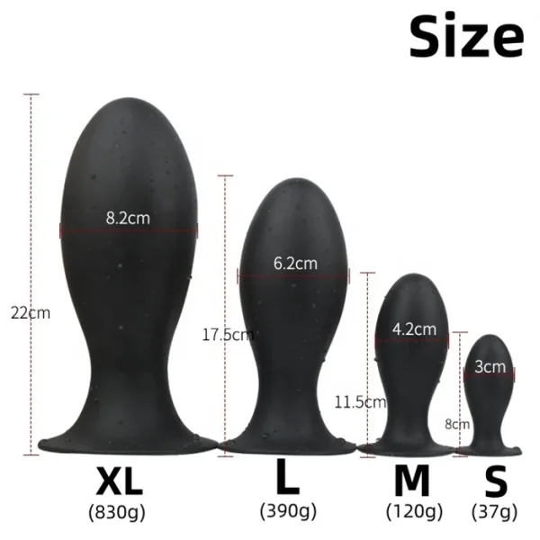 Wholesale Beginners and Advanced Users Silicone Butt Plug Anal Sex Toy Training Kit - Image 2