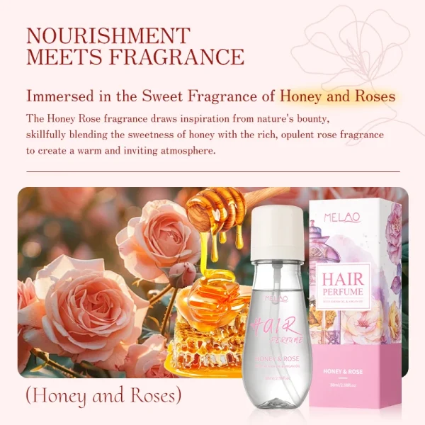 Best Seller Hair Moisturizing Shiny Smooth Silky Leave In Conditioner Hair Perfume Spray With Vitamin E Coconut Oil - Image 6