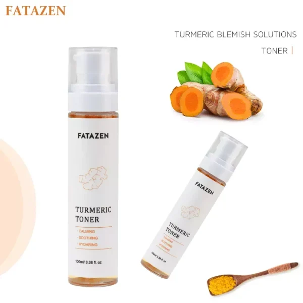 Free Sample Turmeric Dark Spots Toner Spots Eraser Corrector Turmeric Fades Blemishes Dark Spots Remover Acne Remover Toner - Image 2