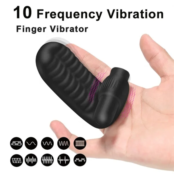 New Mini Magic Finger Vibrator for Women 10-Speed USB-Powered G Spot Clit Massager Rose Dildo Adult Sex Toys - Image 4