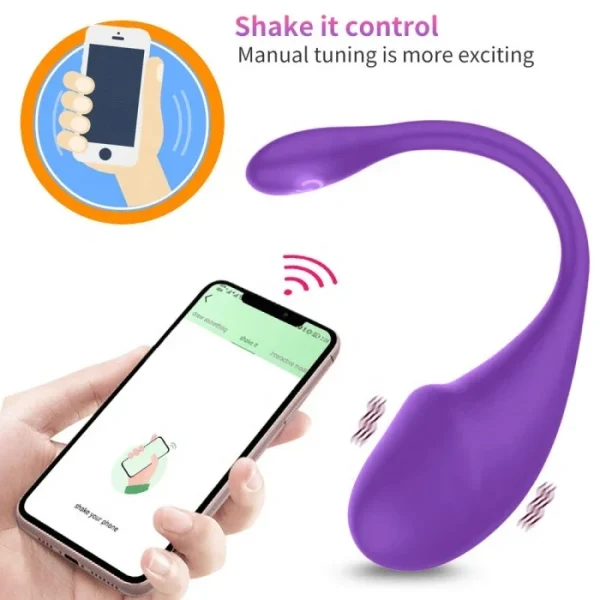 APP Controlled USB-powered Dildo 10 Frequency Vibrating Egg for Stimulating Female Clit S Pot Adult Women's Sex Toys - Image 6