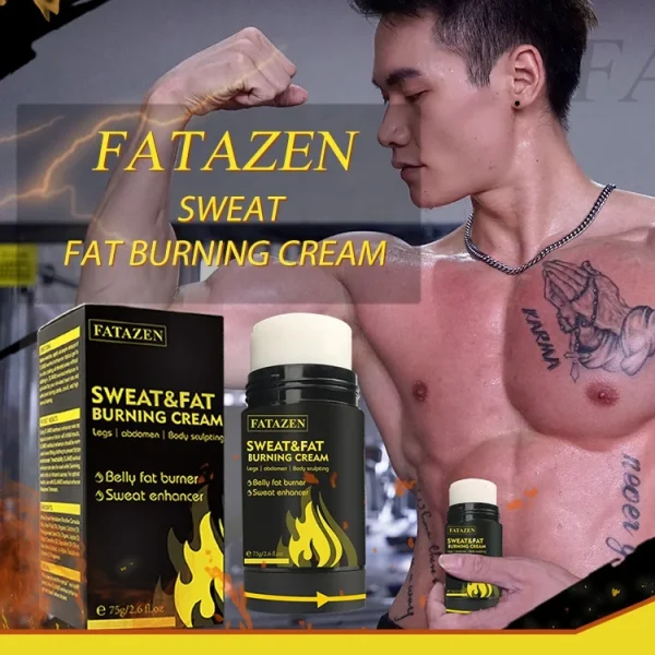 Fatazen Wholesale Weight Loss Belly Waist Cellulite Firming Fat Burning Hot Slimming Cream Burner Sweat Enhancer Gel Stick Sweat - Image 2