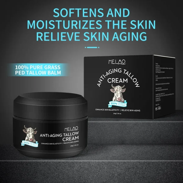 Natural Facial Korean Skin Care Products Cosmetic Vitamins Face Care Makeup  Private Label Body Lotions ANTI-AGING TALLOW CREAM - Image 5