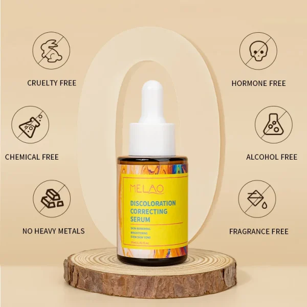 Anti Aging Lift Brightening Skin Care Hyaluronic Acid Vitamin C E Peptide Collagen Facial Discoloration Correcting Serum - Image 4