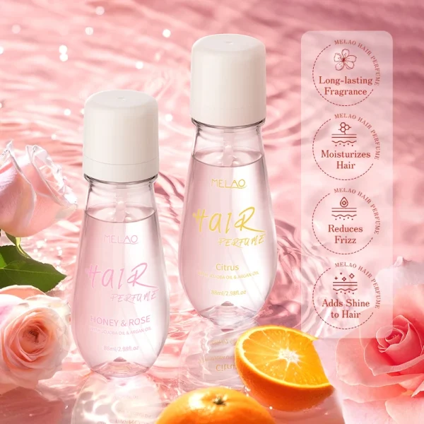 Best Seller Hair Moisturizing Shiny Smooth Silky Leave In Conditioner Hair Perfume Spray With Vitamin E Coconut Oil - Image 3