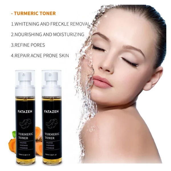 Hot Sell Skin Care Products Dark Spots Turmeric Toner Spots Eraser Corrector Turmeric Fades Blemishes Acne Remover Facial Toner - Image 3