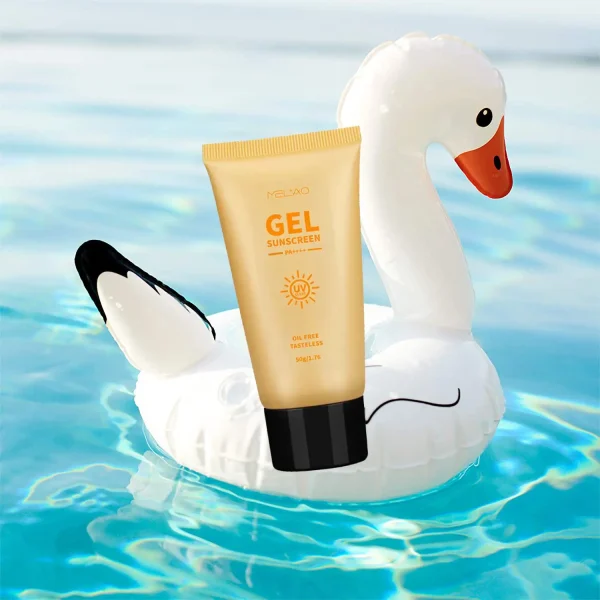 Spf 50+++ Private Label No White Cast Clear Sunscreen Gel Black Skin Sunscreen Face and Body Moisturizing Sunscreen Gel - Image 6