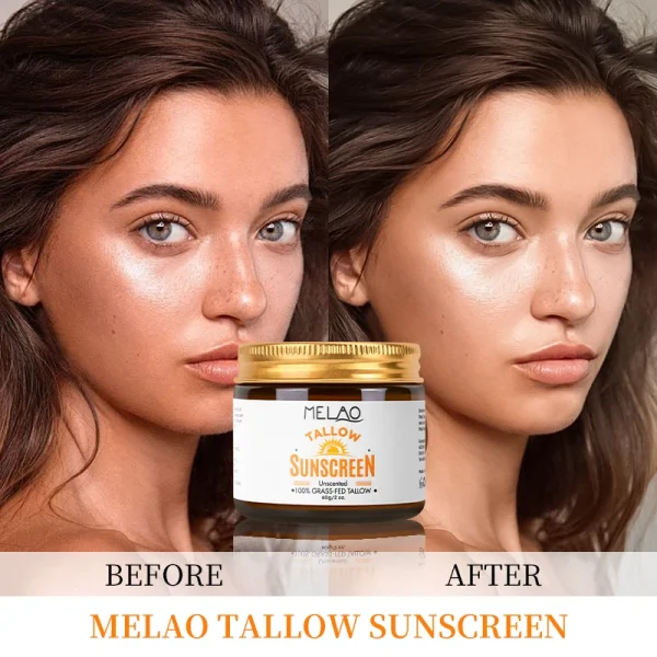 Korean Skin Care Products 100% Grass Fed Beef Tallow Sunscreen Sunblock Private Label Makeup Face Beauty Cosmetics - Image 3