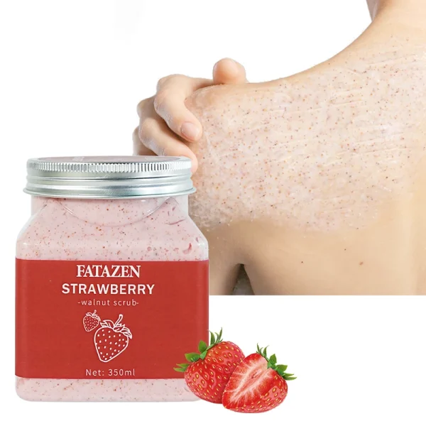 New Arrival Organic Whitening Skin Care Fruits SPA Whitening Moisturizing Body Scrub Private Label Exfoliating Rose Body Scrub