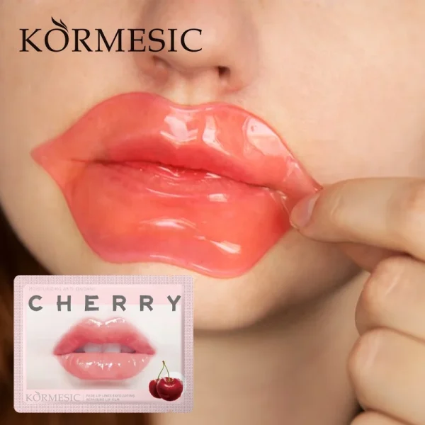 Lip Mask Collagen Lip Mask Patch Hot Sale Cherry Moisturizing Plumping Exfoliate Remove Fine Lines Dry Lip Skin