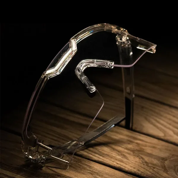 New Arrival Brand Cycling Shades Mirror Lens Custom Logo Transparent Sports Eyewear ANSI Z87+ Safety Sunglasses High Quality