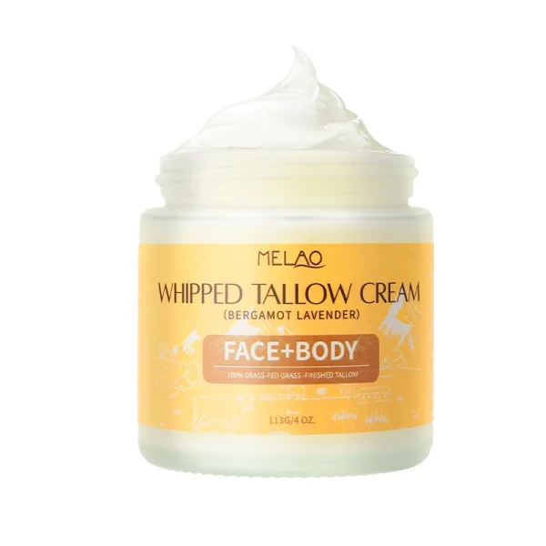 Organic Natural Hydrating Dry Skin for Skin Care Grass-fed Beef Tallow Balm Face Beef Tallow Tallow Cream - Image 4