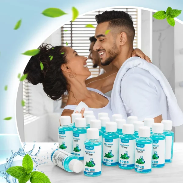 Private Label Cool Mint Mouth Wash Flavor Customize Oral Wash Teeth Cleaning Whitening Mouthwash Manufacturer - Image 4