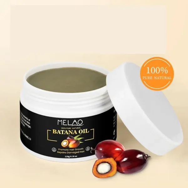 Private Label Deeply Moisturize Wholesale Natural Organic Smooth Repair Dryness Prevent Hair Loss Hair Growth Batana Oil