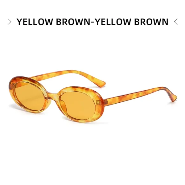Fashion Street Shooting square Small Frame Women 2024 Cheap Retro Shade Man Custom Trendy Oval Sunglasses UV400 - Image 4