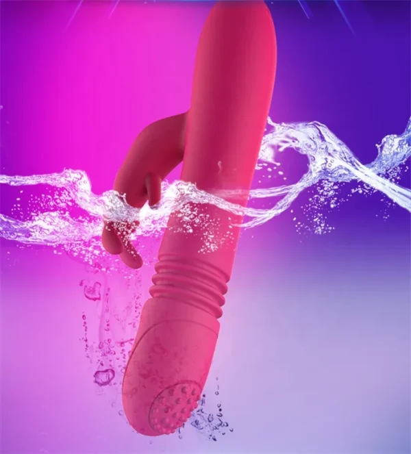 Automatic 7-Frequency Rabbit Vibrator Sex Toy with Intelligent Heating USB Power Supply - Image 6