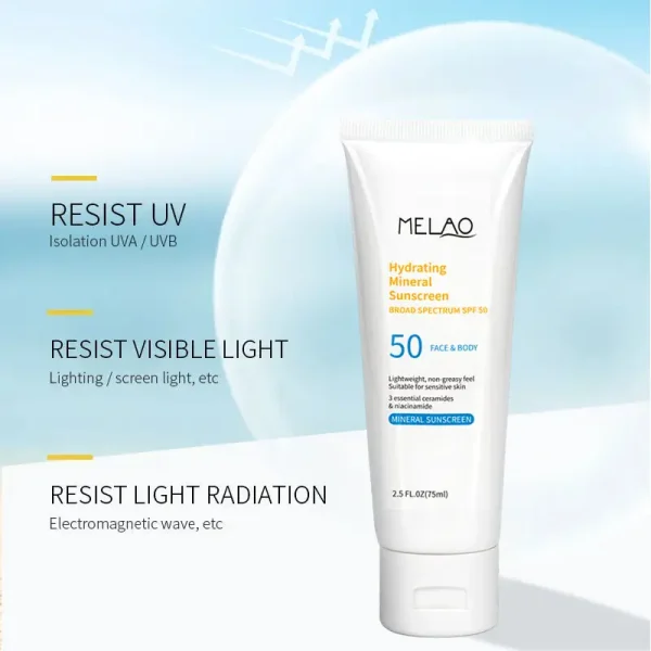 Korean Sunscreen Spray Travel Face Sensitive Oily Skin Travel Size Bulk Reef Safe UVA UVB Sunburn Protect Sunscreen Spf 50 - Image 2