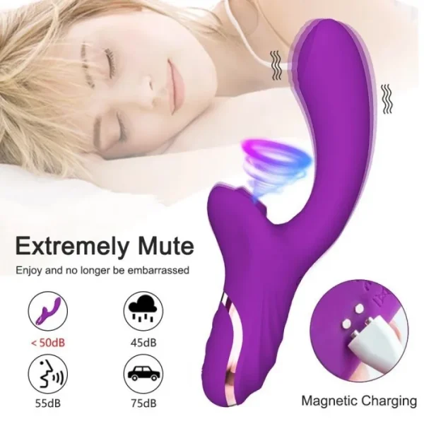 USB Power 10-Speed Electric Vibrator for Women's Clit Sex Toys With 10 Frequencies - Image 2