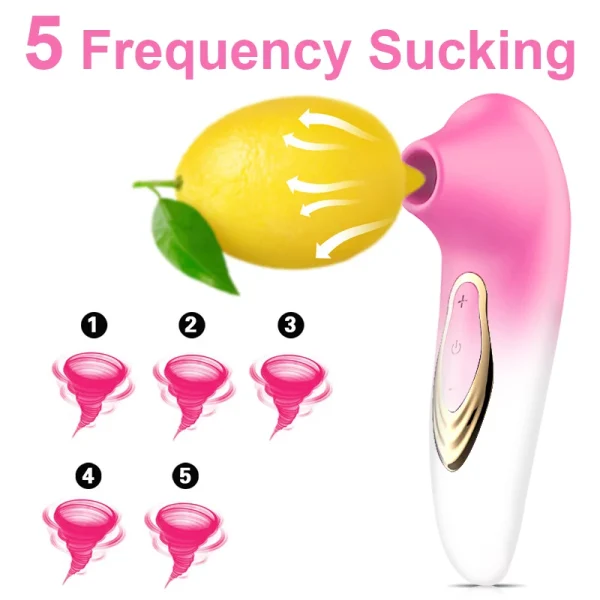 Pink Zoom Mini G Spot Clitoral Sucking Vibrator for Women Female Adult Clit Sex Toy Silicone Vagina Sucker Vibrators 10 Speed - Image 3