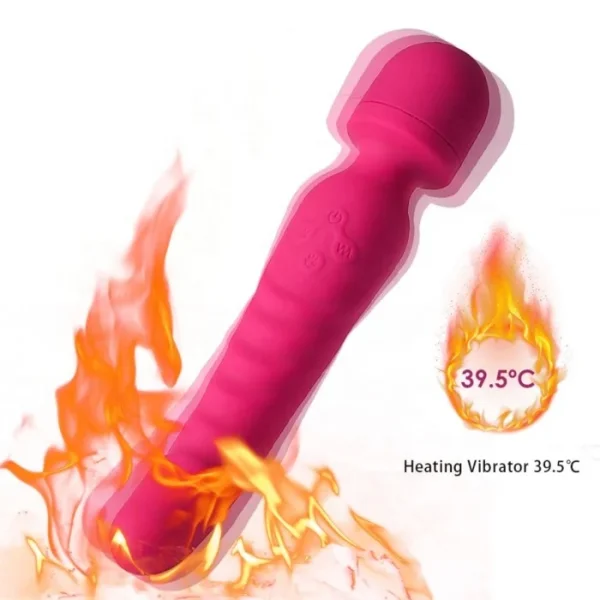 Intelligent Heating 7-Frequency Strong Vibration Bendable Wand Massager Vibrators Product Type - Image 4