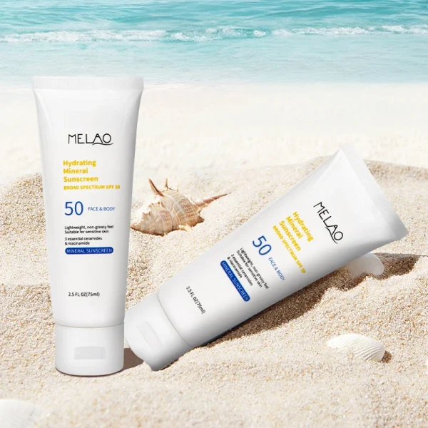 Korean Skincare Face Care Sunblock Sun Block Screen Cream Anti UV Spf 50 Sunblock for Face Sunscreen Cream Spf 50 - Image 2