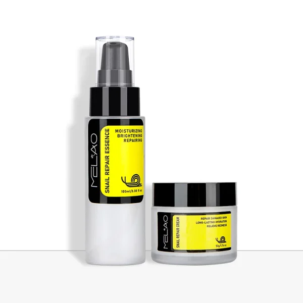 Korean Skin Care Beauty Product Cosmetic Anti Aging Vitamin c Whitening Peptides Face Care Snail Mucin Cream Serum Skin Care Set - Image 6