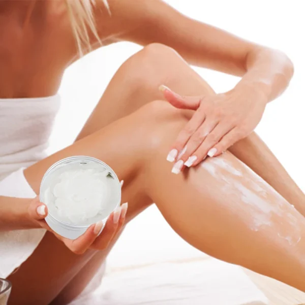 Private Label Vegan Body Shea Butter Cream Natural Organic Wholesale Skin Care Nourishing Coconut Aloe Vera Whipped Body Butter - Image 3